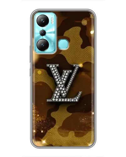 Чехол для Infinix Hot 20i (X665E) с картинкой «Камуфляжный Louis Vuitton»