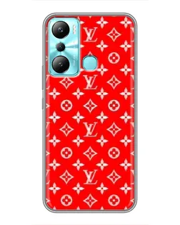Чехол для Infinix Hot 20i (X665E) с картинкой «Яркий паттерн LV»