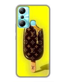 Чехол для Infinix Hot 20i (X665E) с картинкой «Мороженое от LV»