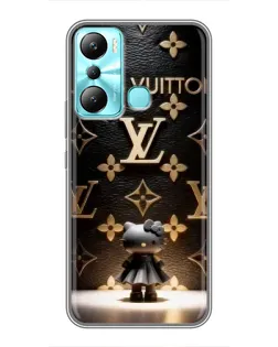 Чехол для Infinix Hot 20i (X665E) с картинкой «Монограмма с фигурой»