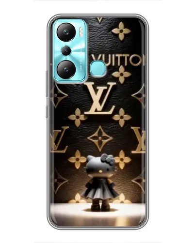 Чехол для Infinix Hot 20i (X665E) с картинкой «Монограмма с фигурой»