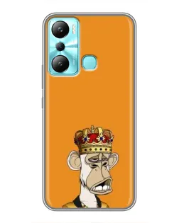 Чохол для Infinix Hot 20i (X665E) з картинкою «Золота мавпа Bored Ape»