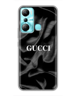 Чохол для Infinix Hot 20i (X665E) з картинкою «Gucci — шовкові хвилі»