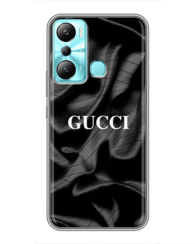 Чехол для Infinix Hot 20i (X665E) с картинкой «Gucci — шелковые волны»