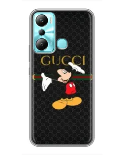 Чехол для Infinix Hot 20i (X665E) с картинкой «Микки Маус Gucci»