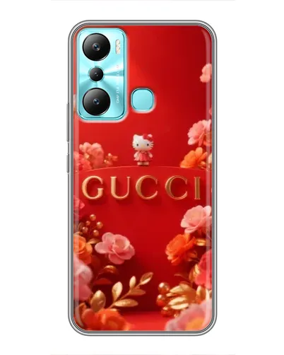 Чехол для Infinix Hot 20i (X665E) с картинкой «Gucci — золотой сад»