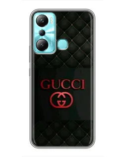 Чехол для Infinix Hot 20i (X665E) с картинкой «Gucci — стеганый черный»