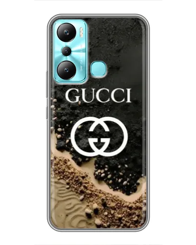 Чехол для Infinix Hot 20i (X665E) с картинкой «Gucci — песчаные дюны»