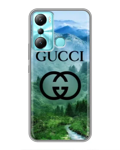 Чехол для Infinix Hot 20i (X665E) с картинкой «Gucci — горный пейзаж»