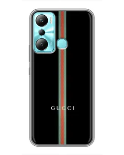 Чохол для Infinix Hot 20i (X665E) з картинкою «Gucci — строга лінія»