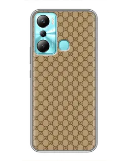 Чохол для Infinix Hot 20i (X665E) з картинкою «Gucci — класичний беж»