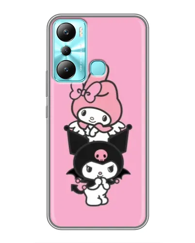 Чехол для Infinix Hot 20i (X665E) с картинкой «My Melody и Kuromi»
