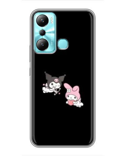 Чехол для Infinix Hot 20i (X665E) с картинкой «My Melody и Kuromi»