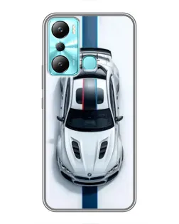 Чехол для Infinix Hot 20i (X665E) с картинкой «Вид сверху — BMW M» Чехол для Infinix Hot 20i (X665E) с картинкой «Вид сверху — BMW M»