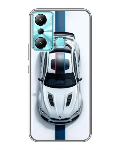Чехол для Infinix Hot 20i (X665E) с картинкой «Вид сверху — BMW M»