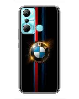 Чехол для Infinix Hot 20i (X665E) с картинкой «BMW M-Power неон»