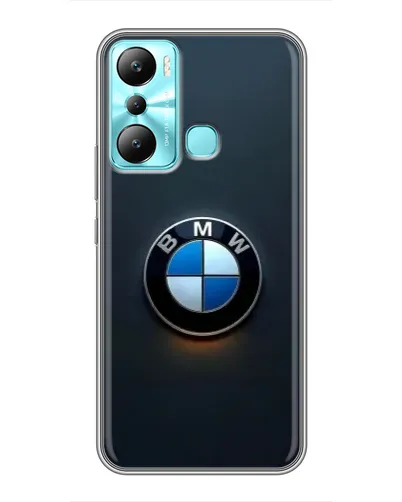 Чехол для Infinix Hot 20i (X665E) с картинкой «Логотип BMW — минимализм»