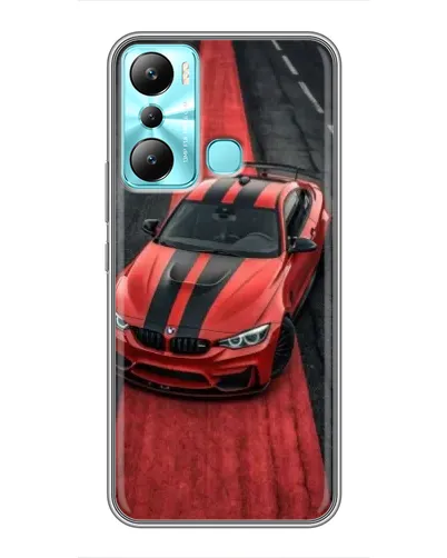 Чехол для Infinix Hot 20i (X665E) с картинкой «BMW на красной дорожке»