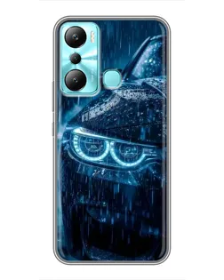 Чохол для Infinix Hot 20i (X665E) з картинкою «BMW під дощем» Чохол для Infinix Hot 20i (X665E) з картинкою «BMW під дощем»