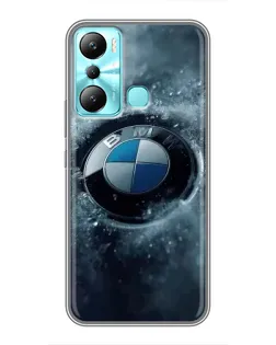 Чохол для Infinix Hot 20i (X665E) з картинкою «Логотип BMW — лід» Чохол для Infinix Hot 20i (X665E) з картинкою «Логотип BMW — лід»