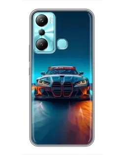 Чохол для Infinix Hot 20i (X665E) з картинкою «BMW — вогні неону» Чохол для Infinix Hot 20i (X665E) з картинкою «BMW — вогні неону»