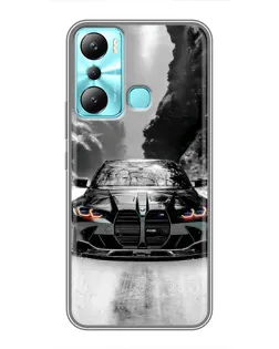 Чохол для Infinix Hot 20i (X665E) з картинкою «BMW — акварельний дрифт» Чохол для Infinix Hot 20i (X665E) з картинкою «BMW — акварельний дрифт»