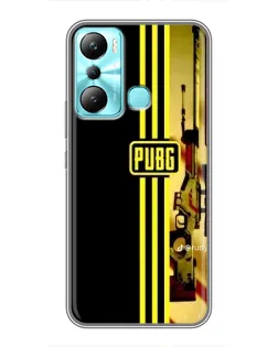 Чехол для Infinix Hot 20i (X665E) с картинкой «PUBG — камуфляжный шлем»