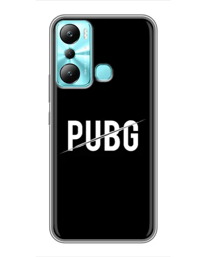 Чехол для Infinix Hot 20i (X665E) с картинкой «PUBG — белый логотип» Чехол для Infinix Hot 20i (X665E) с картинкой «PUBG — белый логотип»