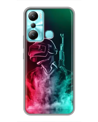 Чехол для Infinix Hot 20i (X665E) с картинкой «PUBG — огненный воин» Чехол для Infinix Hot 20i (X665E) с картинкой «PUBG — огненный воин»