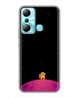 Чехол для Infinix Hot 20i (X665E) с картинкой «Одинокий герой на планете»