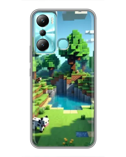 Чехол для Infinix Hot 20i (X665E) с картинкой «Minecraft летний день» Чехол для Infinix Hot 20i (X665E) с картинкой «Minecraft летний день»