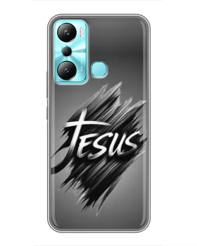 Чехол для Infinix Hot 20i (X665E) с картинкой «Надпись Jesus Graffiti» Чехол для Infinix Hot 20i (X665E) с картинкой «Надпись Jesus Graffiti»