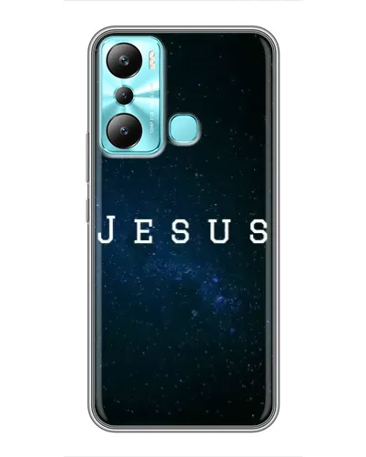 Чехол для Infinix Hot 20i (X665E) с картинкой «Звездное небо Jesus» Чехол для Infinix Hot 20i (X665E) с картинкой «Звездное небо Jesus»
