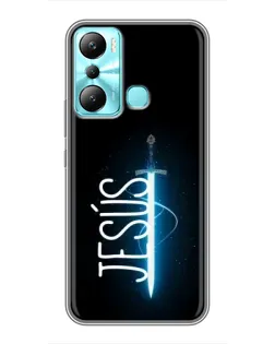 Чехол для Infinix Hot 20i (X665E) с картинкой «Меч Духа Jesus»