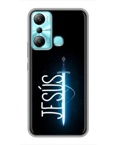 Чехол для Infinix Hot 20i (X665E) с картинкой «Меч Духа Jesus» Чехол для Infinix Hot 20i (X665E) с картинкой «Меч Духа Jesus»