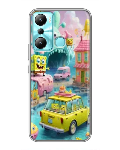 Чехол для Infinix Hot 20i (X665E) с картинкой «Монстр-трак приключения»