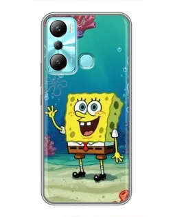 Чехол для Infinix Hot 20i (X665E) с картинкой «Подводный привет»