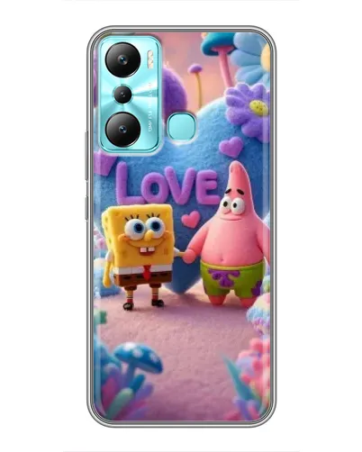 Чехол для Infinix Hot 20i (X665E) с картинкой «Губка Боб Патрик»