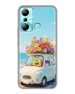 Чехол для Infinix Hot 20i (X665E) с картинкой «Автомобильное путешествие»