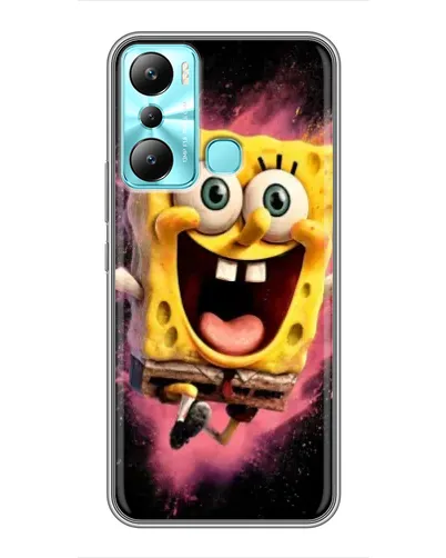 Чехол для Infinix Hot 20i (X665E) с картинкой «Взрывной Спанч Боб»