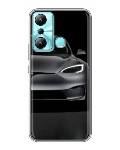 Чехол для Infinix Hot 20i (X665E) с картинкой «Tesla Model S Look»