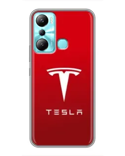 Чехол для Infinix Hot 20i (X665E) с картинкой «Tesla Red Classic» Чехол для Infinix Hot 20i (X665E) с картинкой «Tesla Red Classic»