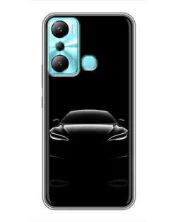 Чехол для Infinix Hot 20i (X665E) с картинкой «Силуэт Tesla Night» Чехол для Infinix Hot 20i (X665E) с картинкой «Силуэт Tesla Night»