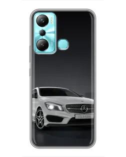 Чехол для Infinix Hot 20i (X665E) с картинкой «Mercedes AMG GT Silver» Чехол для Infinix Hot 20i (X665E) с картинкой «Mercedes AMG GT Silver»