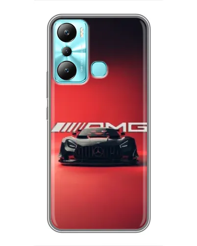 Чехол для Infinix Hot 20i (X665E) с картинкой «Mercedes AMG — красная линия»