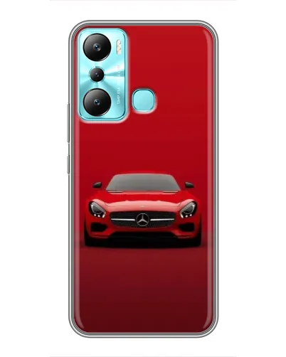 Чехол для Infinix Hot 20i (X665E) с картинкой «Красный Mercedes AMG»