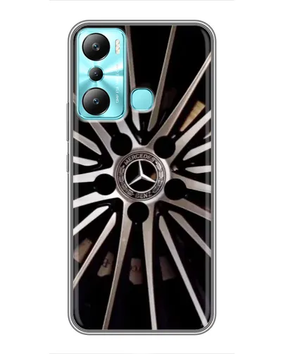 Чехол для Infinix Hot 20i (X665E) с картинкой «Диск Mercedes»