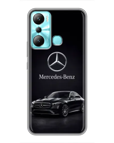 Чехол для Infinix Hot 20i (X665E) с картинкой «Mercedes — решетка радиатора»