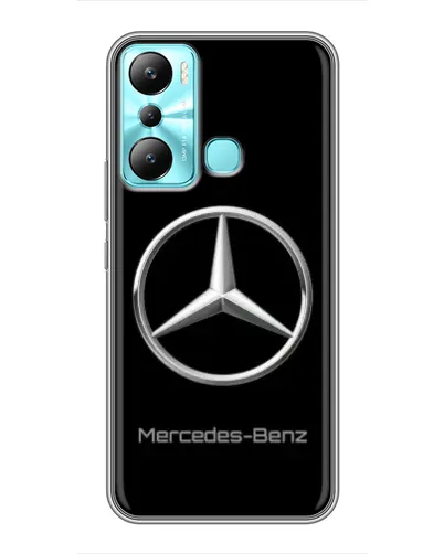 Чехол для Infinix Hot 20i (X665E) с картинкой «Mercedes Silver Logo»