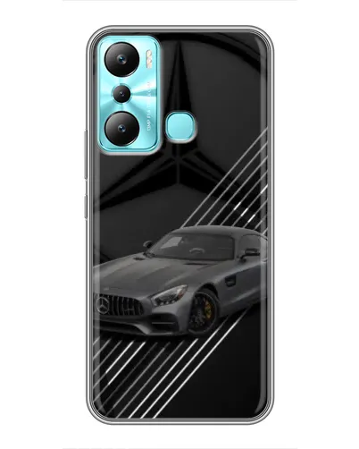 Чехол для Infinix Hot 20i (X665E) с картинкой «Mercedes AMG — графика»